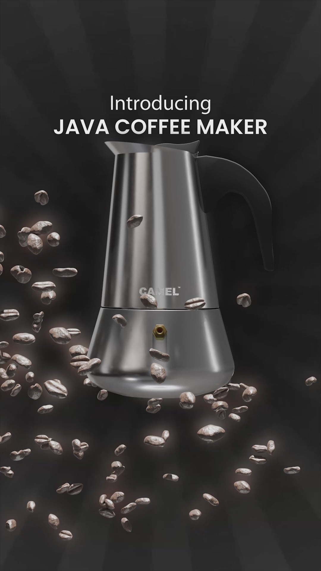 Premium Camel Java Cup Stainless Steel Coffee Maker