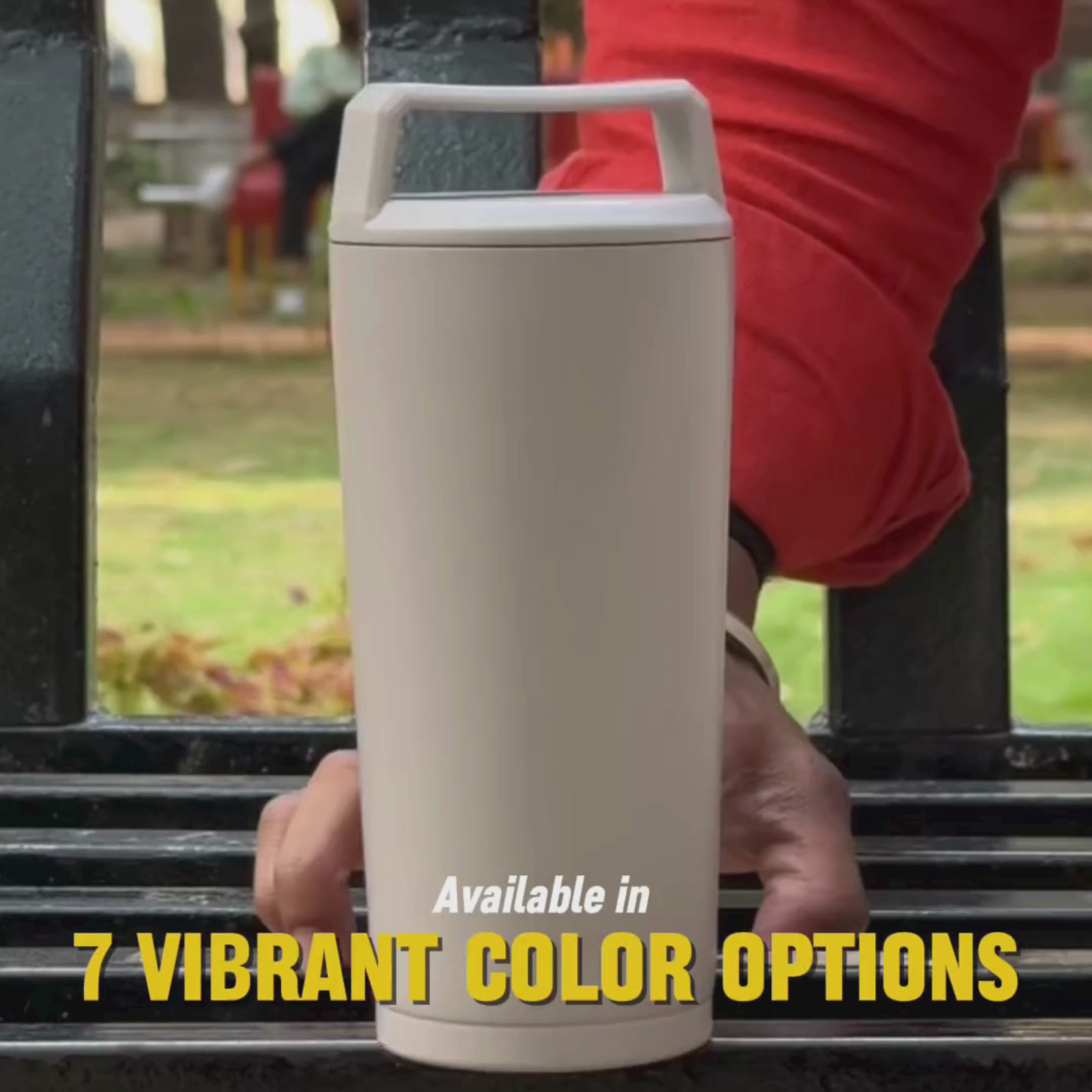 Essentia Vacuum Tumbler - Orange
