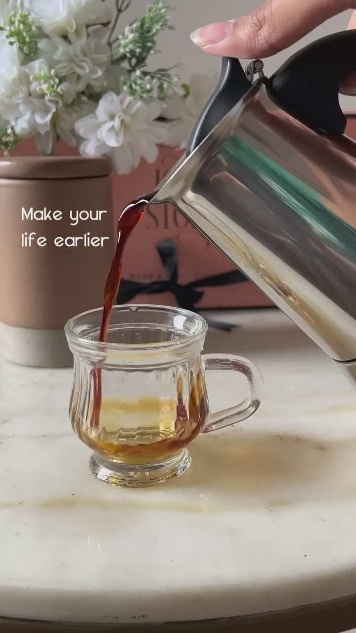Premium Camel Java Cup Stainless Steel Coffee Maker