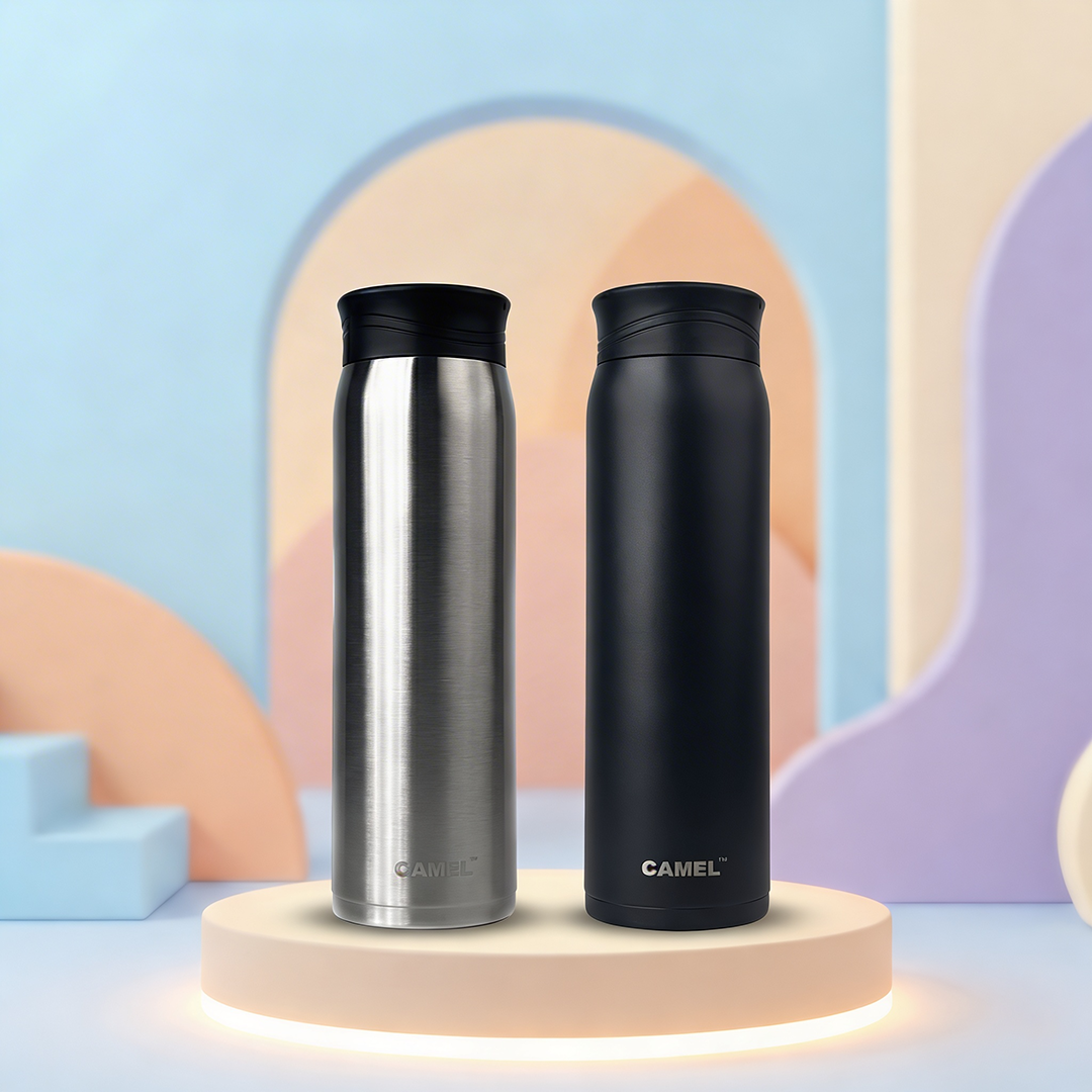 Nova Stainless Steel Double Wall Vacuum Water Bottle - Set of 2