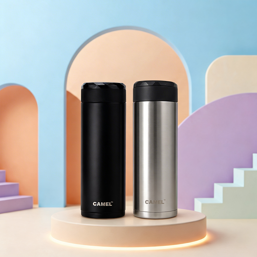 Marvel Stainless Steel 610ml Vaccum Insulated Water Bottle - Set of 2