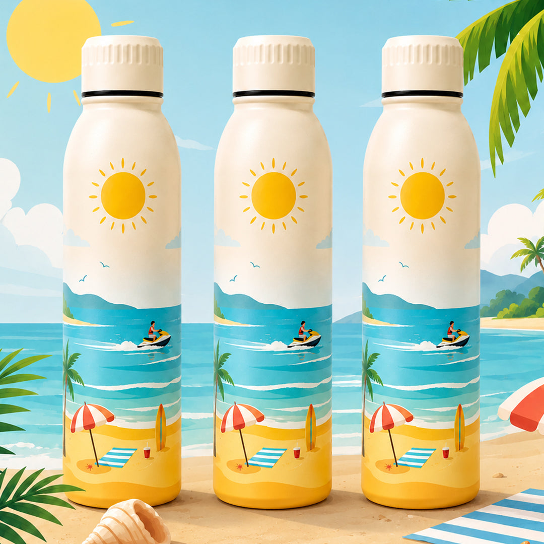 Splash Malibu Beach UV Printed Vacuum Bottle
