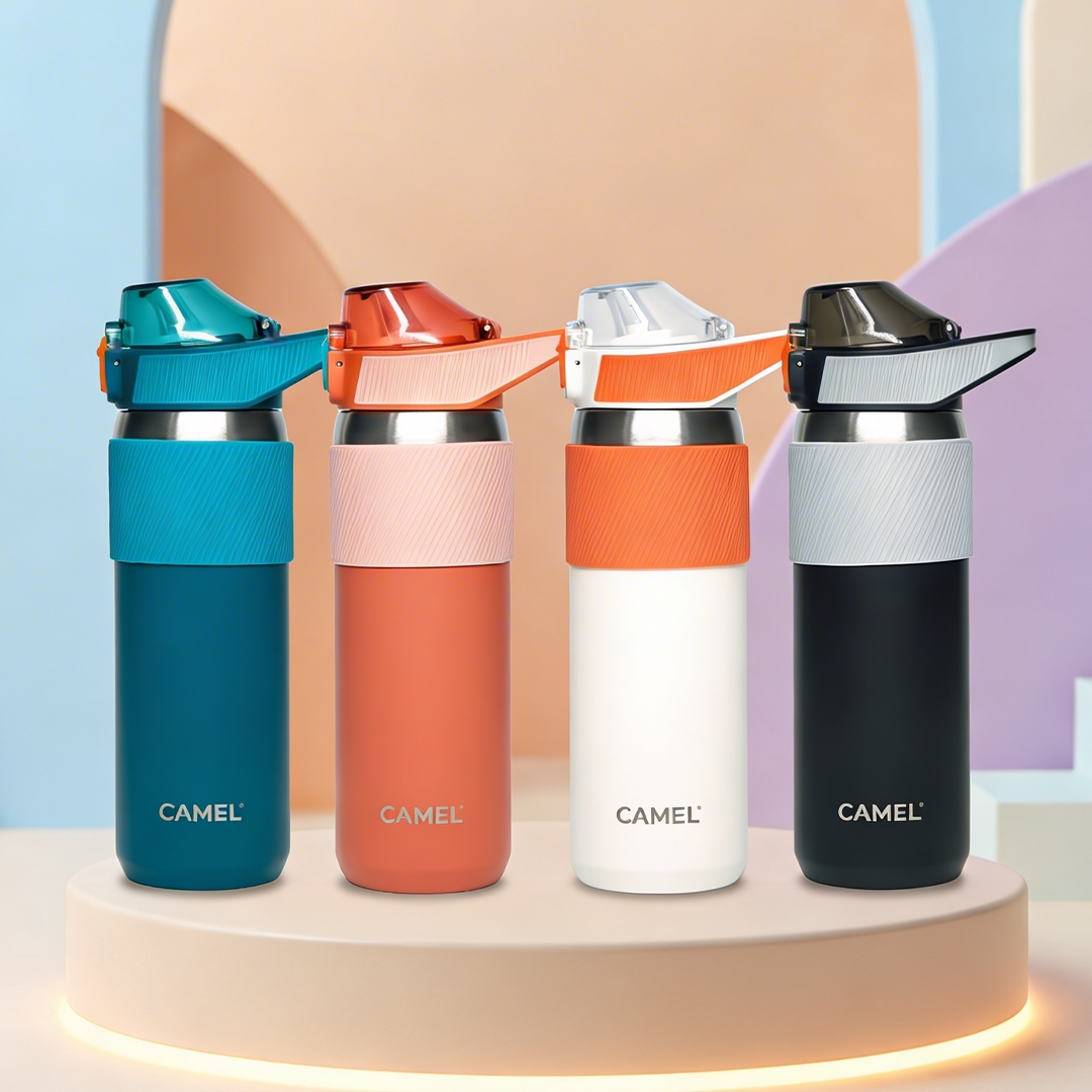 Fitsip Sporty Vacuum Bottle - 600ML - Set of 4