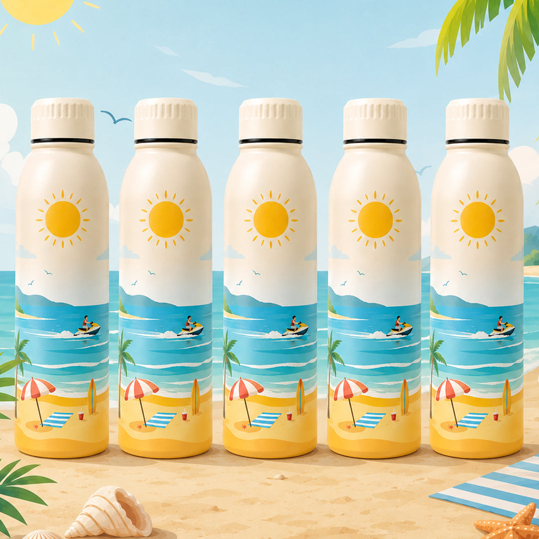 Splash Malibu Beach UV Printed Vacuum Bottle